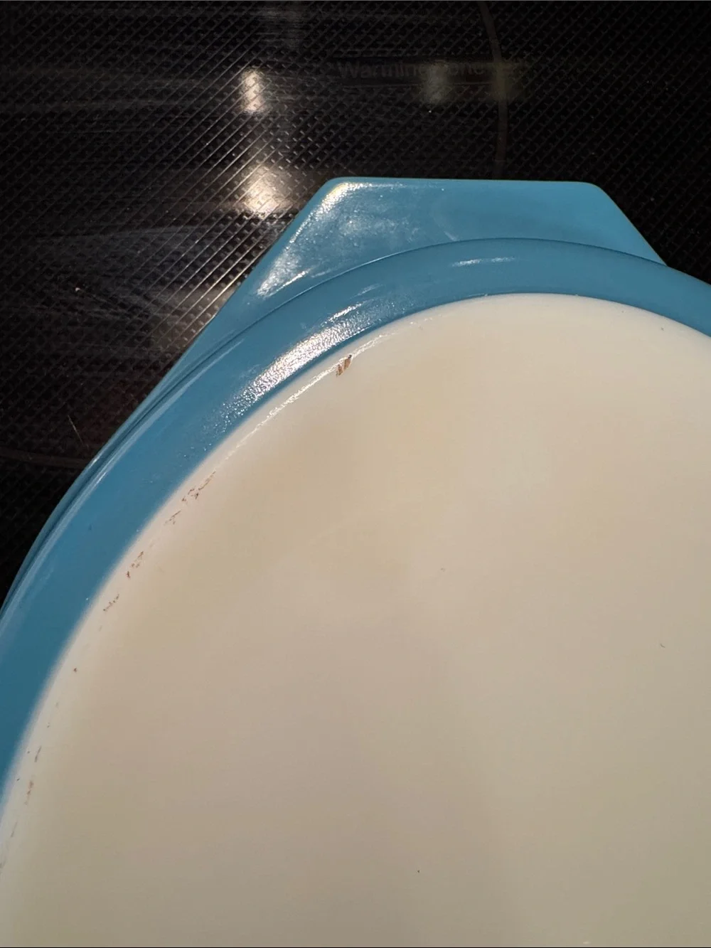 Pyrex Horizon Blue Apollo 11 Divided Casserole Dish - Picture 5 of 11